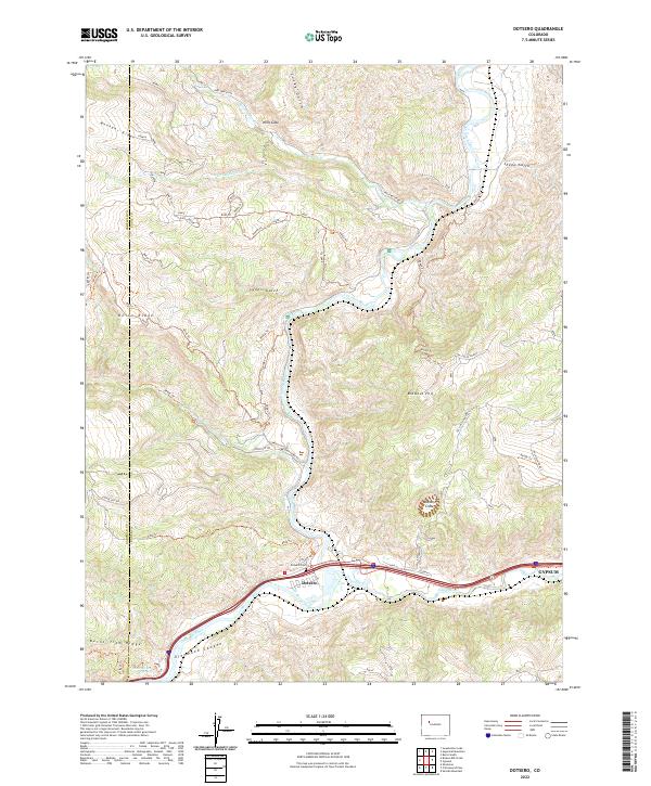 Dotsero topographic map thumbnail