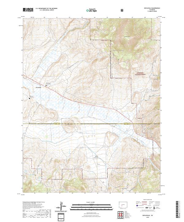 Doyleville topographic map thumbnail