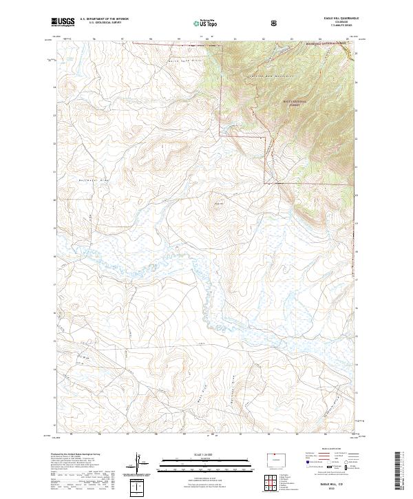 Eagle Hill topographic map thumbnail