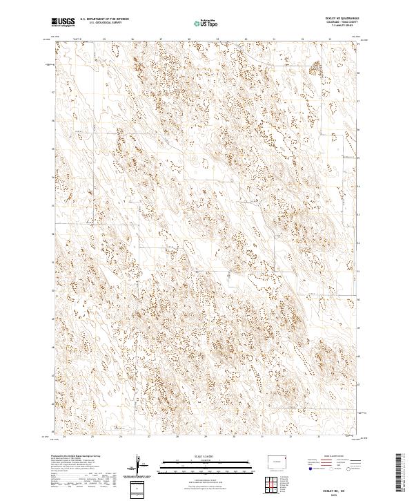 Eckley NE topographic map thumbnail