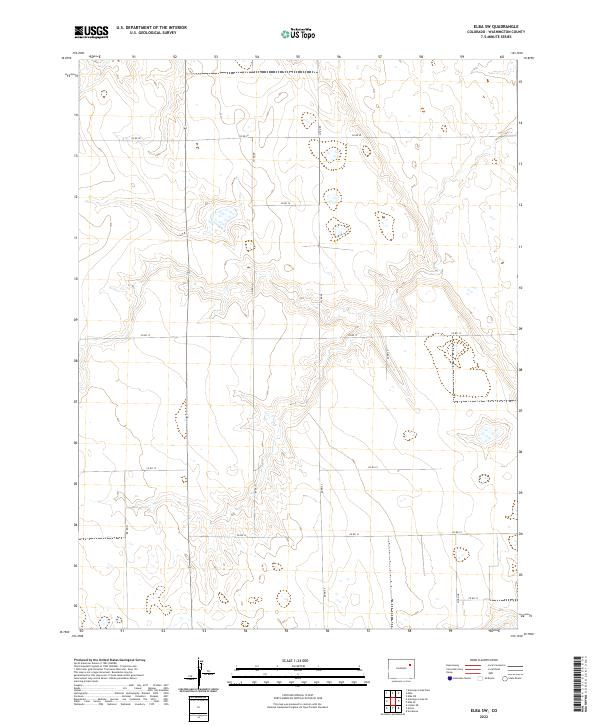 Elba SW topographic map thumbnail