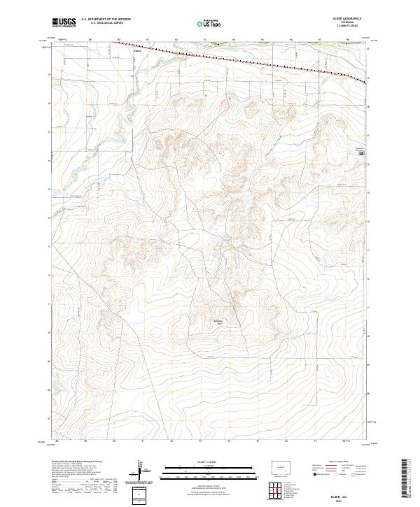 Elder topographic map thumbnail