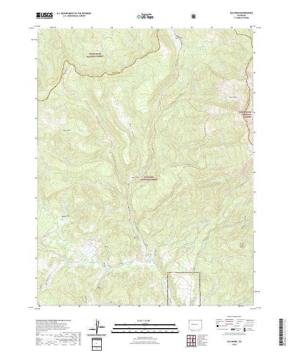 Elk Knob topographic map thumbnail