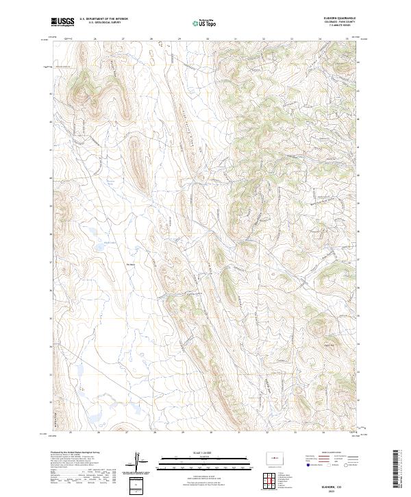 Elkhorn topographic map thumbnail