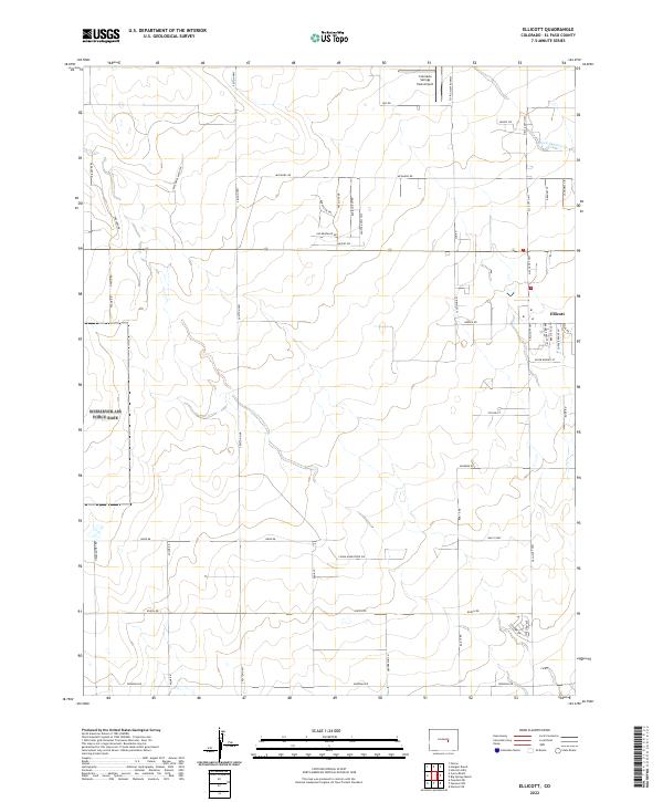 Ellicott topographic map thumbnail