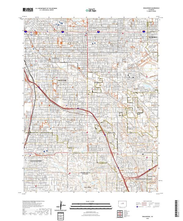 Englewood topographic map thumbnail