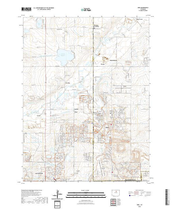 Erie topographic map thumbnail