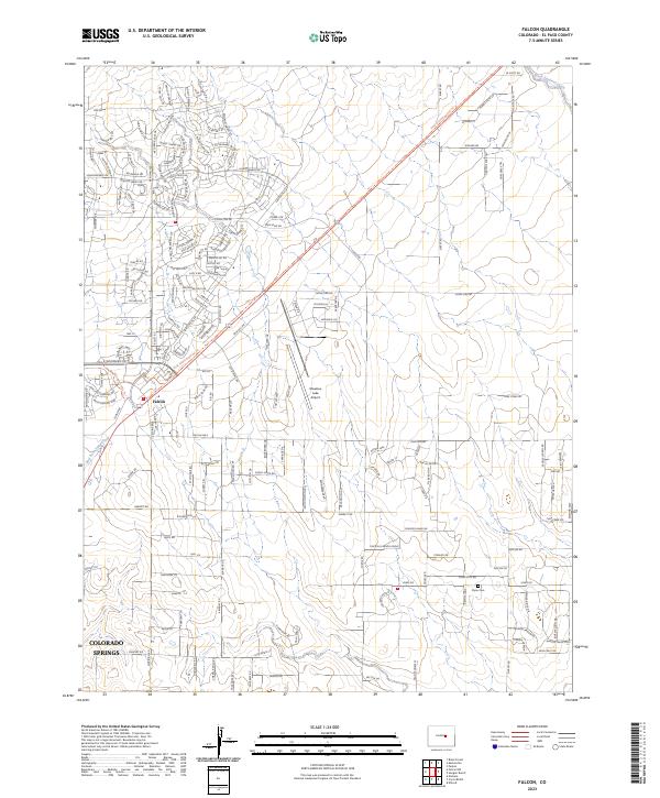 Falcon topographic map thumbnail