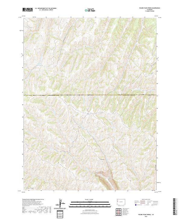 Figure Four Spring topographic map thumbnail