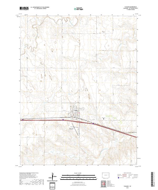 Flagler topographic map thumbnail