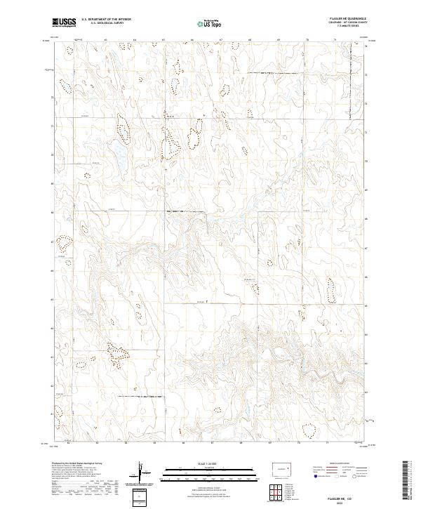 Flagler NE topographic map thumbnail