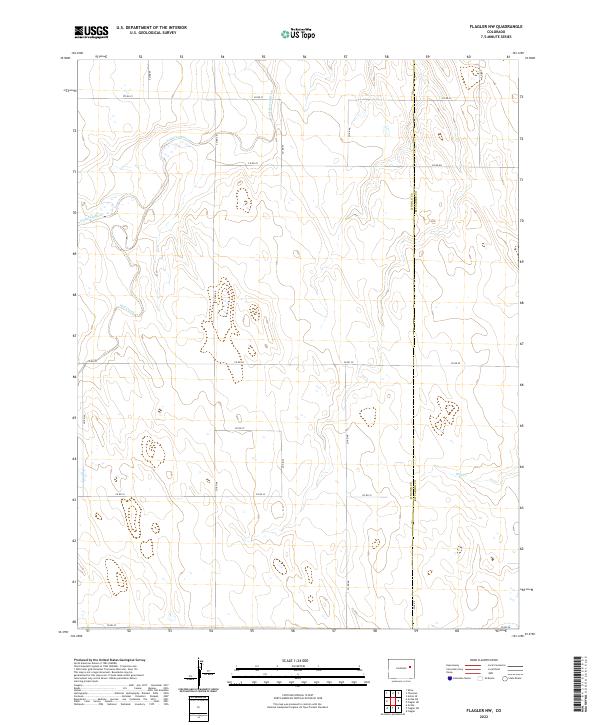 Flagler NW topographic map thumbnail