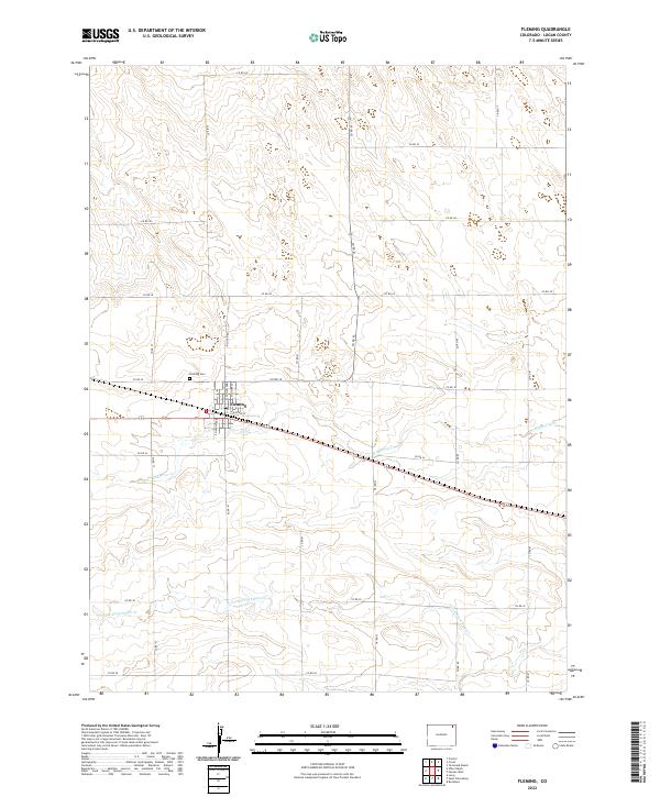 Fleming topographic map thumbnail