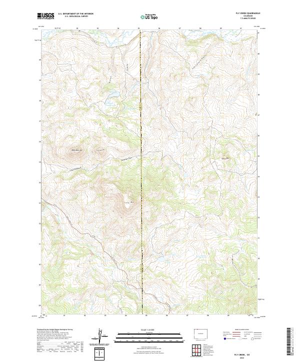 Fly Creek topographic map thumbnail