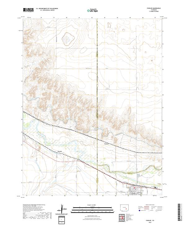 Fowler topographic map thumbnail
