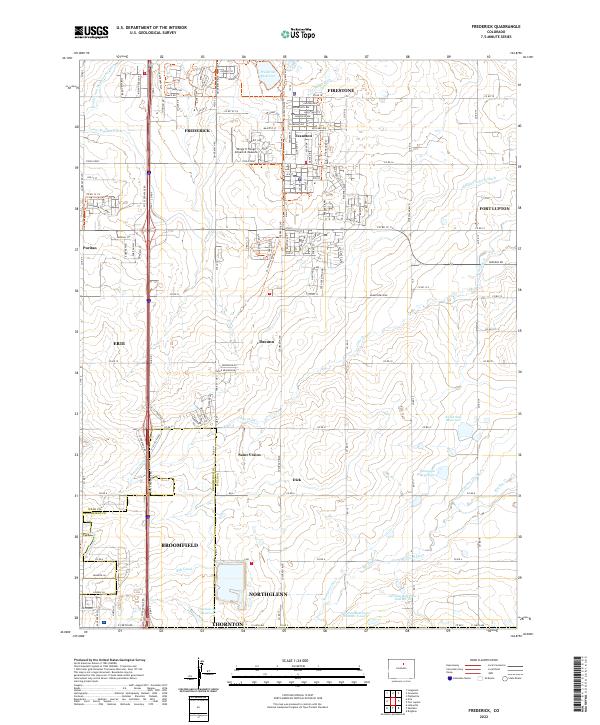 Frederick topographic map thumbnail