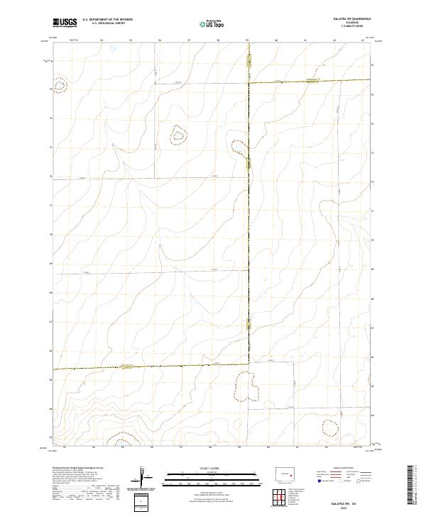 Galatea SW topographic map thumbnail