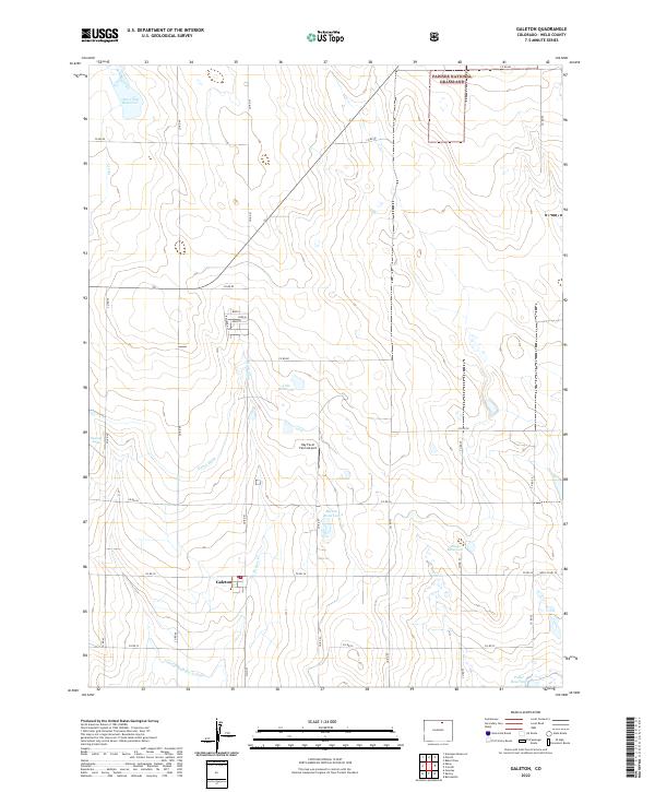 Galeton topographic map thumbnail