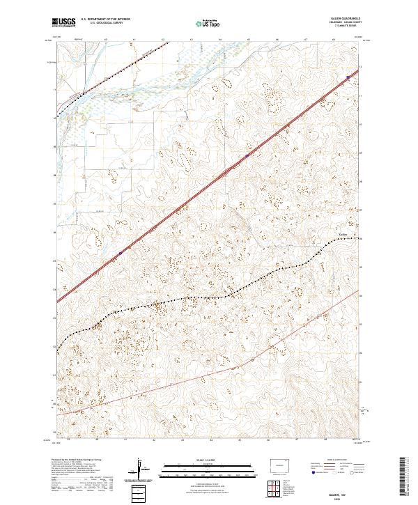 Galien topographic map thumbnail