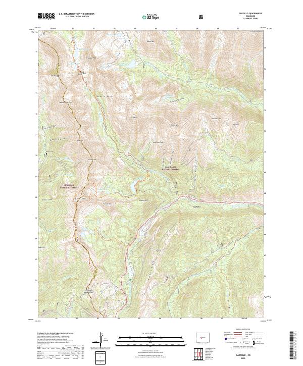 Garfield topographic map thumbnail