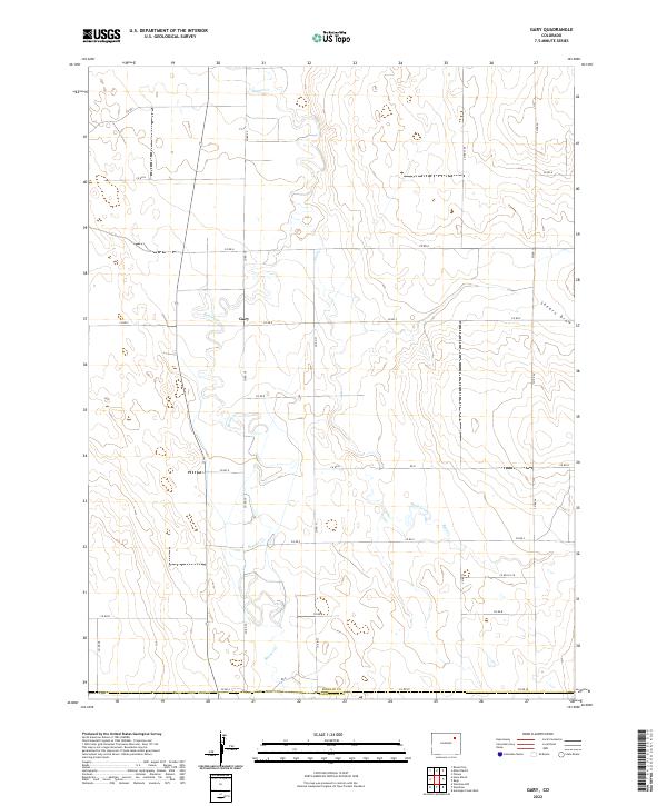 Gary topographic map thumbnail