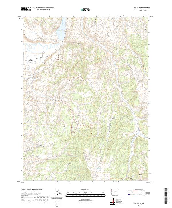 Gillam Draw topographic map thumbnail