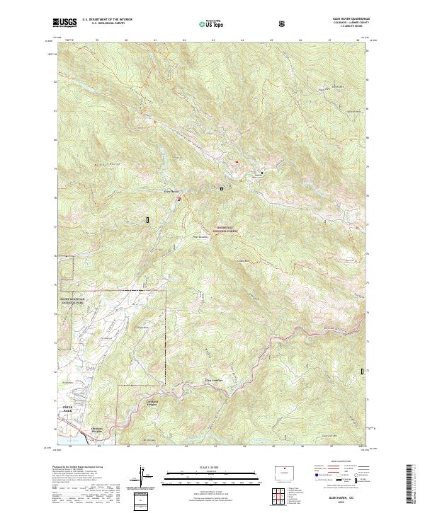 Glen Haven topographic map thumbnail