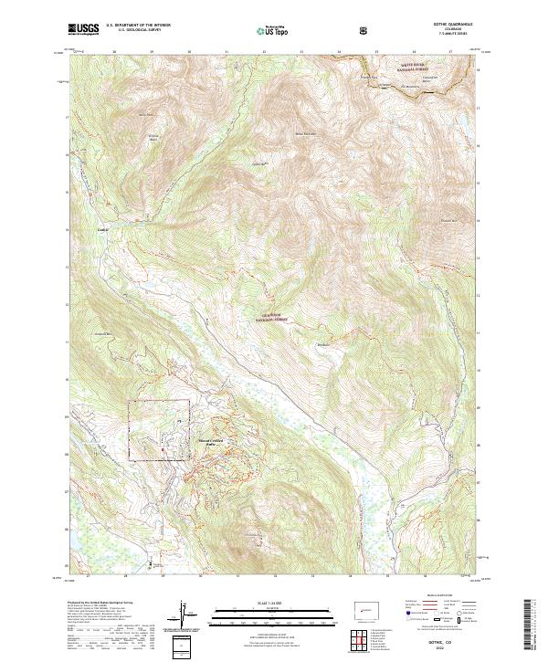 Gothic topographic map thumbnail