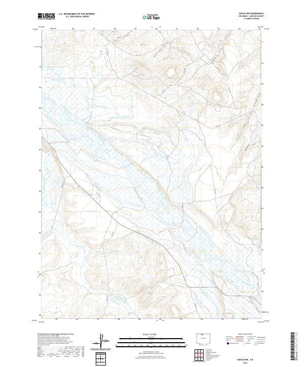 Gould NW topographic map thumbnail