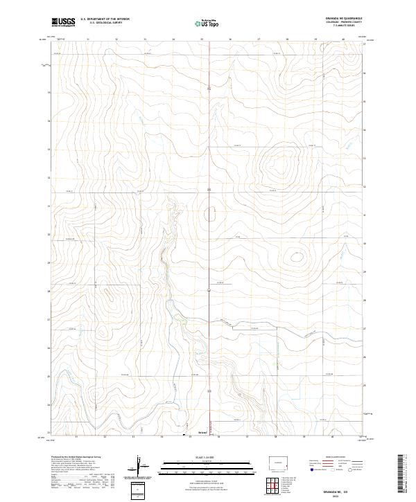 Granada NE topographic map thumbnail
