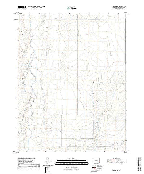Granada NW topographic map thumbnail