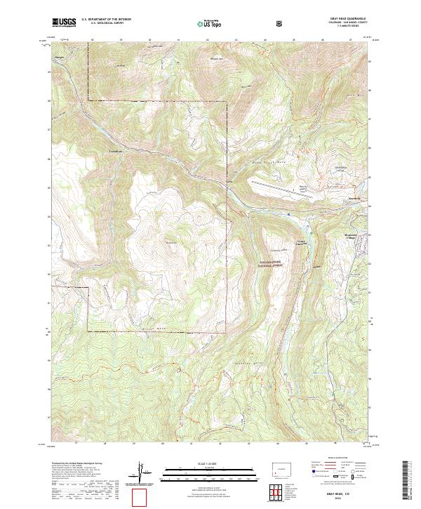 Gray Head topographic map thumbnail