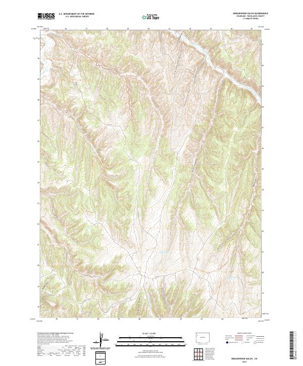 Greasewood Gulch topographic map thumbnail