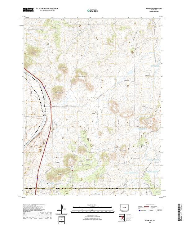 Greenland topographic map thumbnail