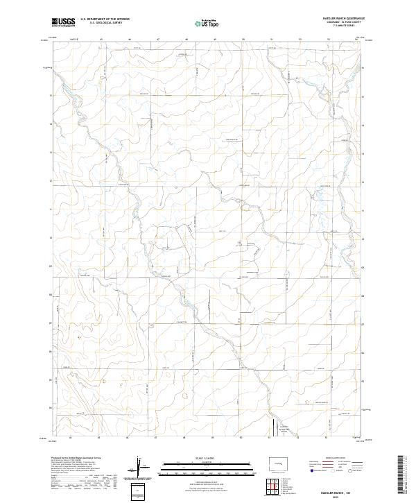Haegler Ranch topographic map thumbnail
