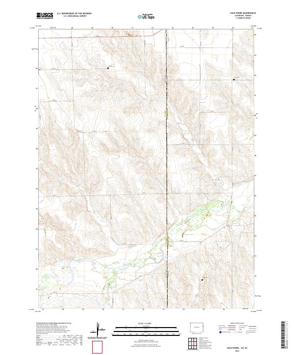 Hale Ponds topographic map thumbnail