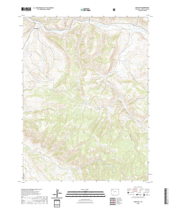Hamilton topographic map thumbnail