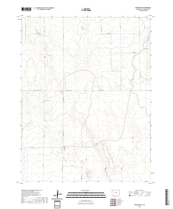 Hanover NW topographic map thumbnail