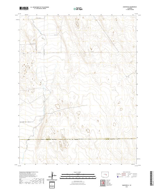 Hanover SE topographic map thumbnail
