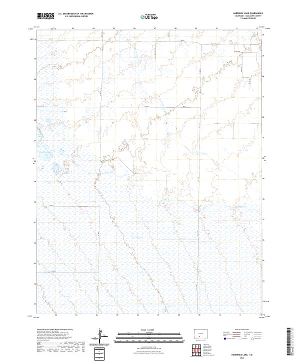 Harrence Lake topographic map thumbnail