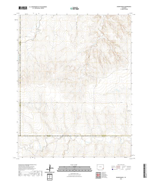Hasser Ranch topographic map thumbnail