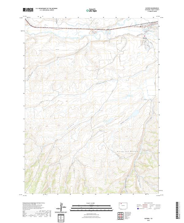 Hayden topographic map thumbnail