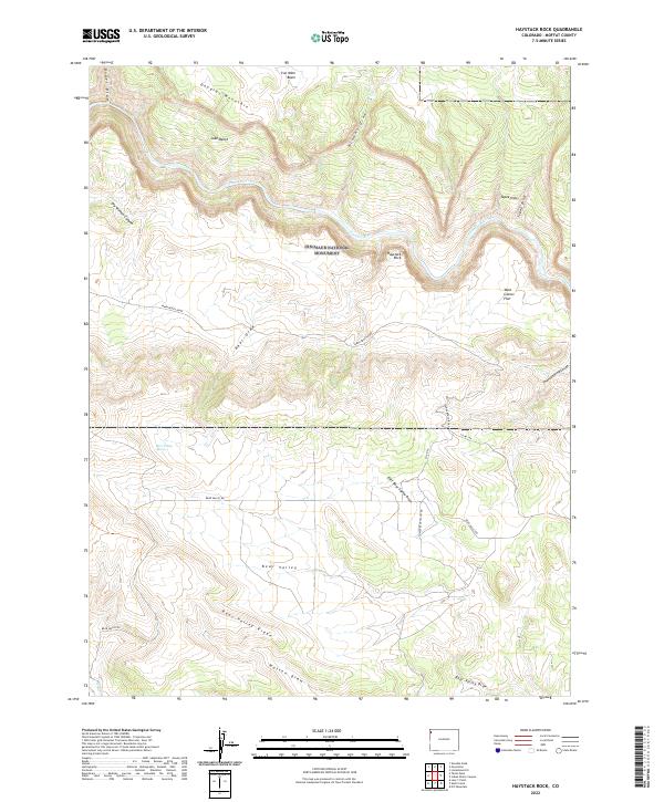 Haystack Rock topographic map thumbnail