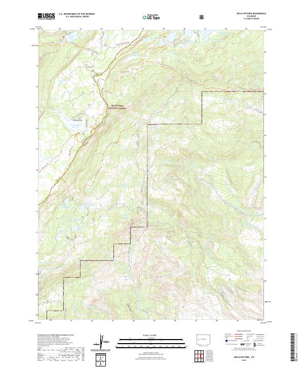 Hells Kitchen topographic map thumbnail