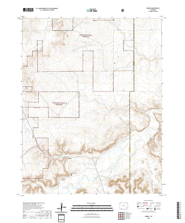 Higbee topographic map thumbnail