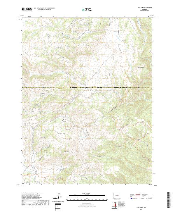 High Park topographic map thumbnail