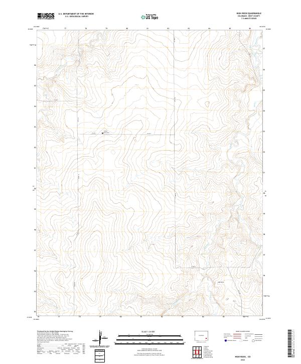 High Rock topographic map thumbnail