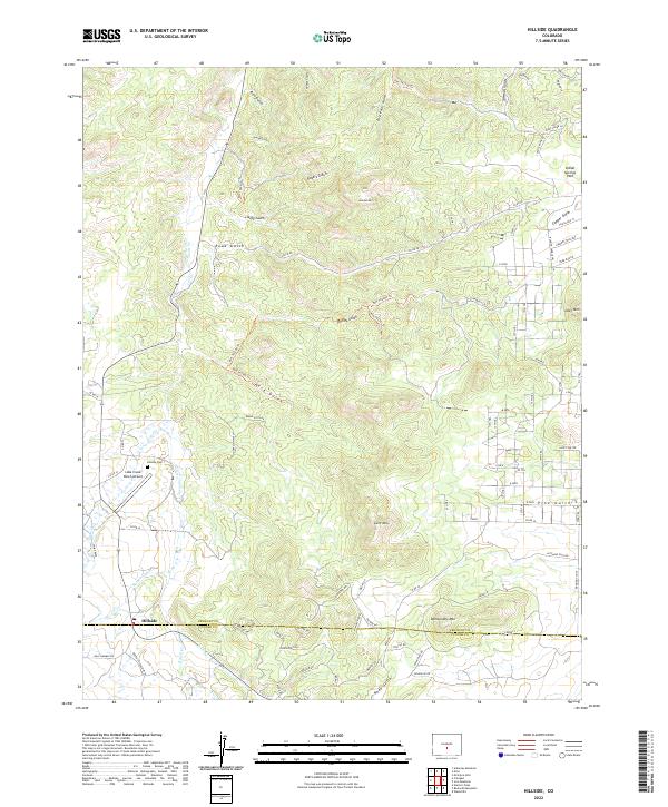 Hillside topographic map thumbnail