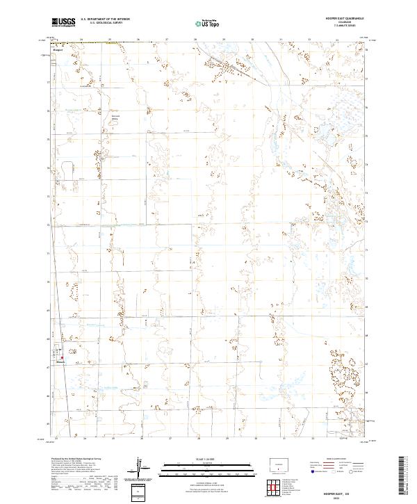 Hooper East topographic map thumbnail