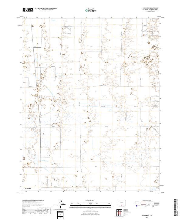 Hooper SE topographic map thumbnail